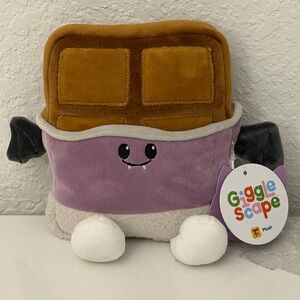 Chocolate Bar Bat Wing Plush 7” inches NWT